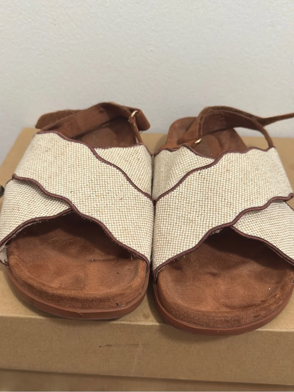 J. Crew heel front that